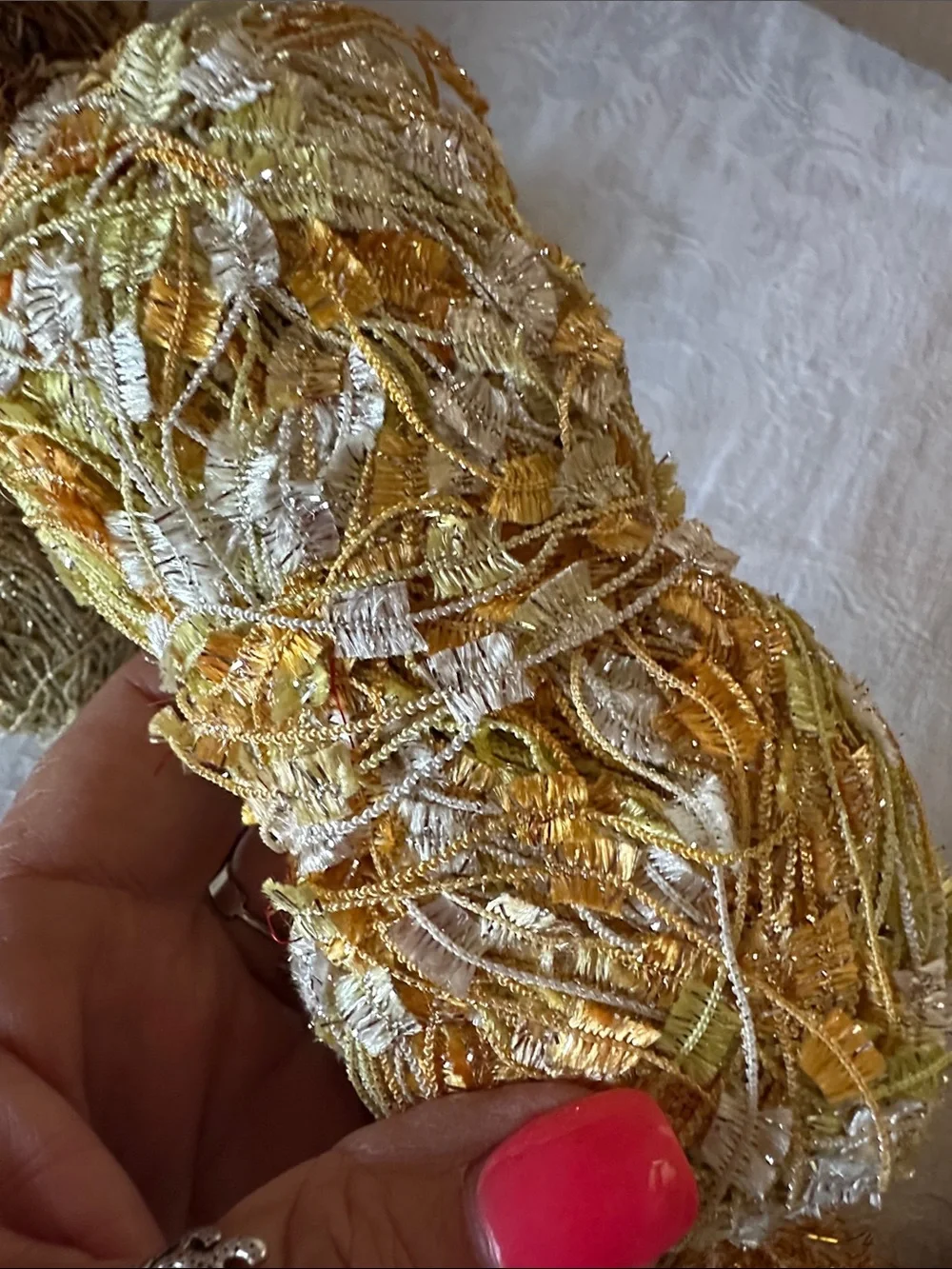 Yarn Bundle Gold Decorative Party Yarn Multipack